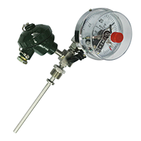 WSS-582帶熱電偶/阻溫度變送器的雙金屬溫度計